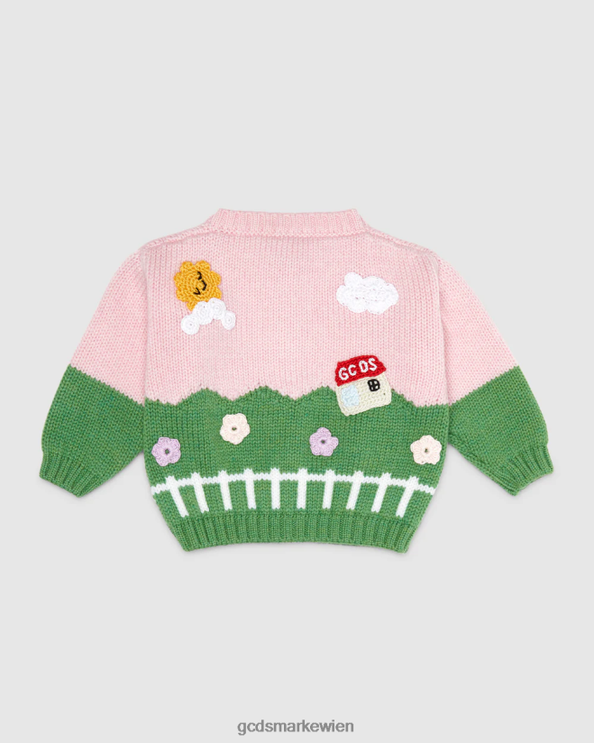 Strickjacke für Babys GCDS Kinder Kleidung Mehrfarbig V0XTXR611