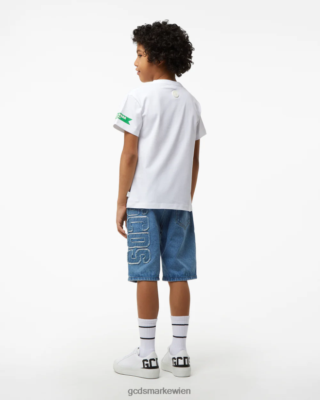 Junior-T-Shirt „ciao“. GCDS Kinder Kleidung Weiß V0XTXR725