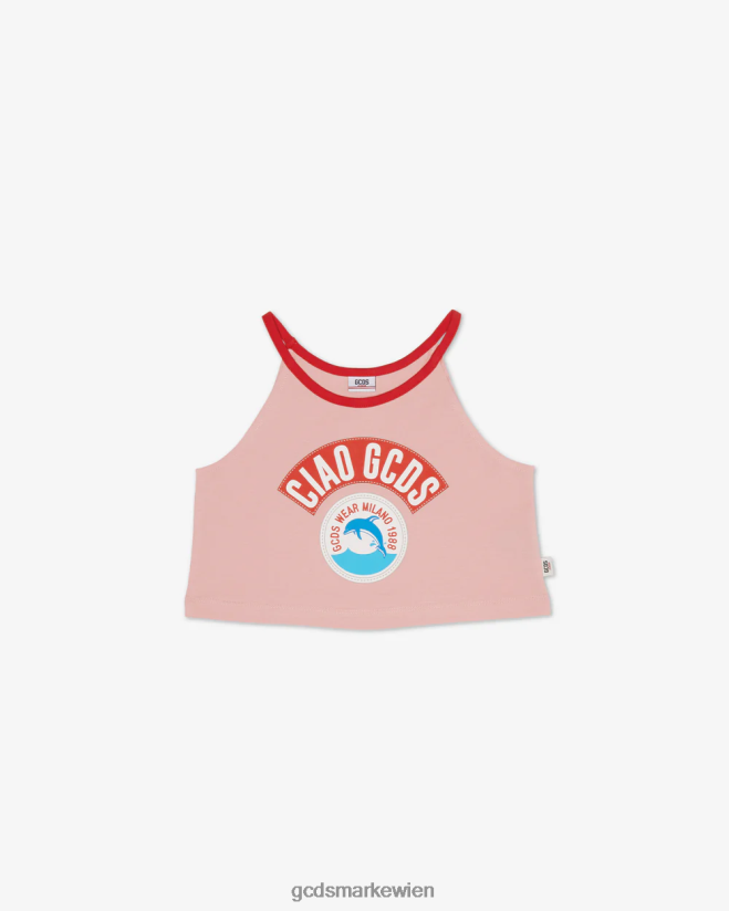 Junior-Tanktop „ciao“. GCDS Kinder Kleidung Rosa V0XTXR796
