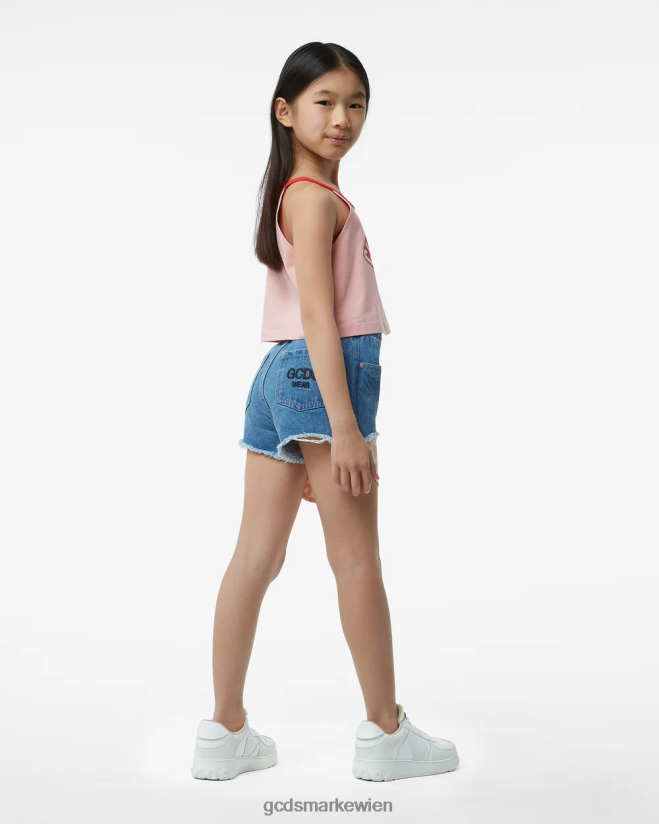 Junior-Tanktop „ciao“. GCDS Kinder Kleidung Rosa V0XTXR796