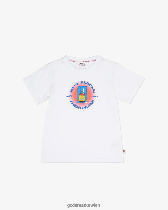 T-Shirt für Junior-Spongebob-Beschäftigte GCDS Kinder Kleidung Weiß V0XTXR715