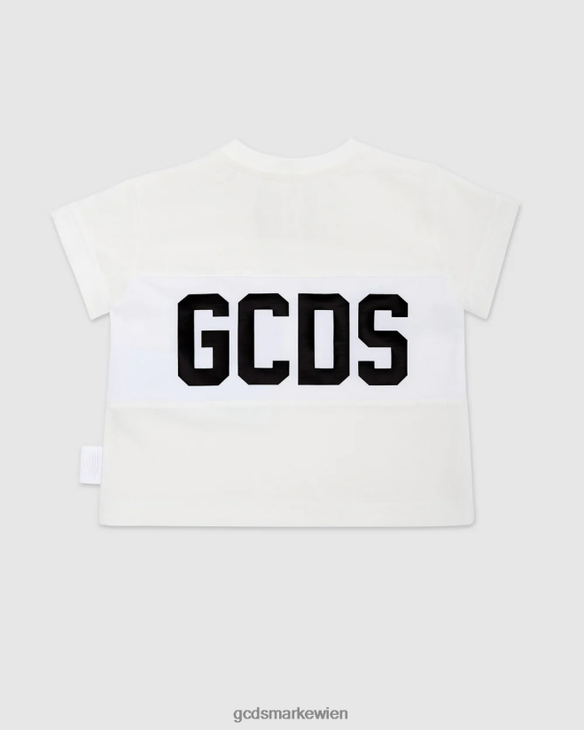 T-Shirt mit Baby-Logomotiv GCDS Kinder Kleidung cremefarben V0XTXR637