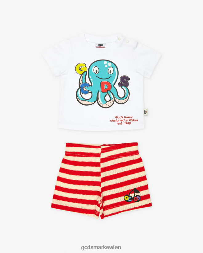 Baby-Trainingsanzug GCDS Kinder Kleidung Mehrfarbig V0XTXR604