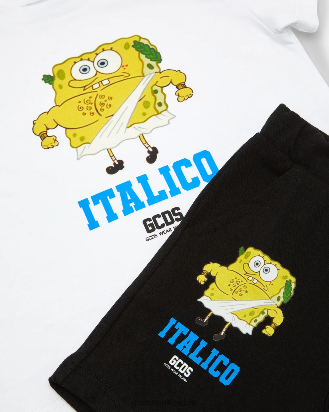 Baby-Trainingsanzug „Spongebob Italico“. GCDS Kinder Kleidung Mehrfarbig V0XTXR605