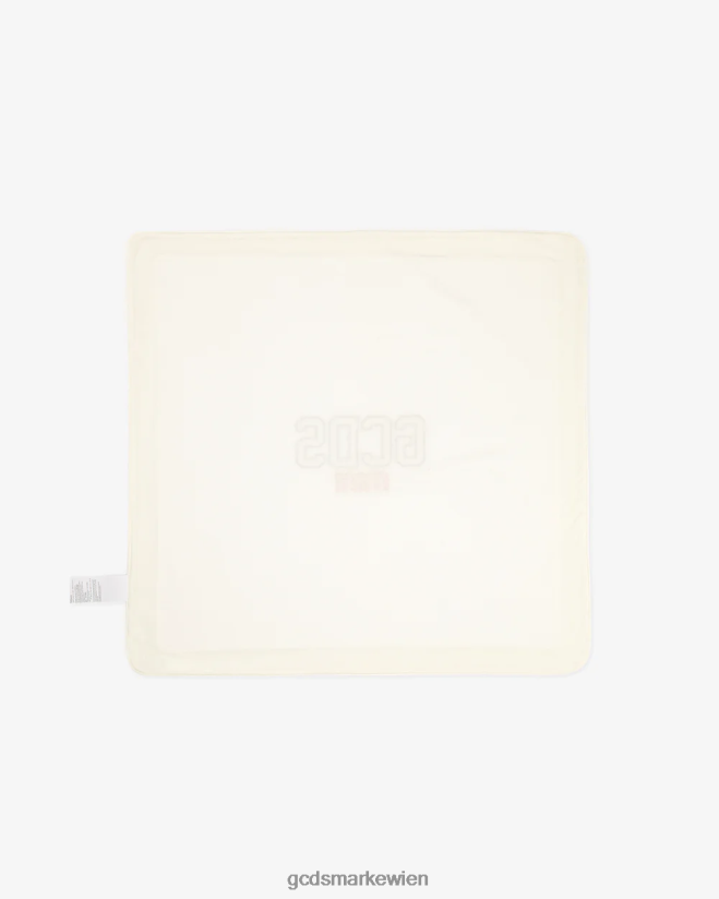 Babydecke aus Baumwolle mit Logo GCDS Kinder Zubehörteil cremefarben V0XTXR655
