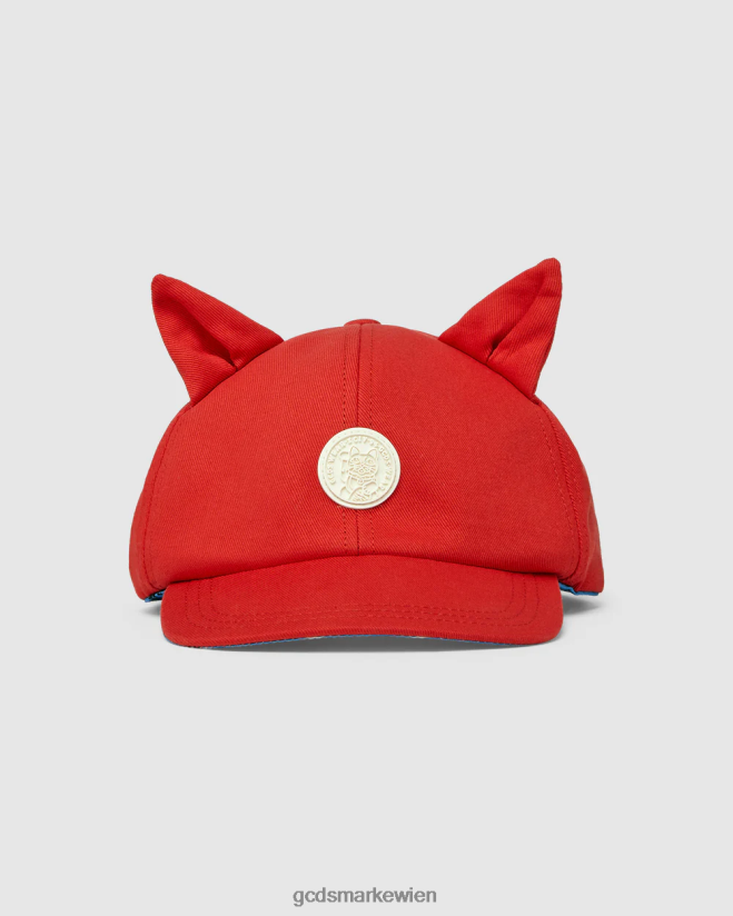 Junior-Baseballkappe GCDS Kinder Zubehörteil Rot V0XTXR767