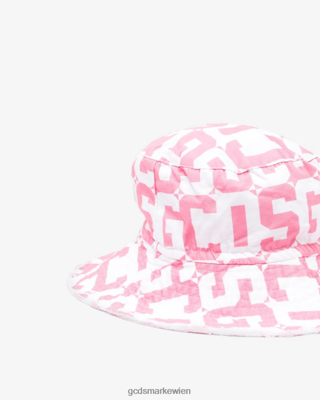 Junior-Fischerhut mit Monogramm GCDS Kinder Zubehörteil Rosa V0XTXR777