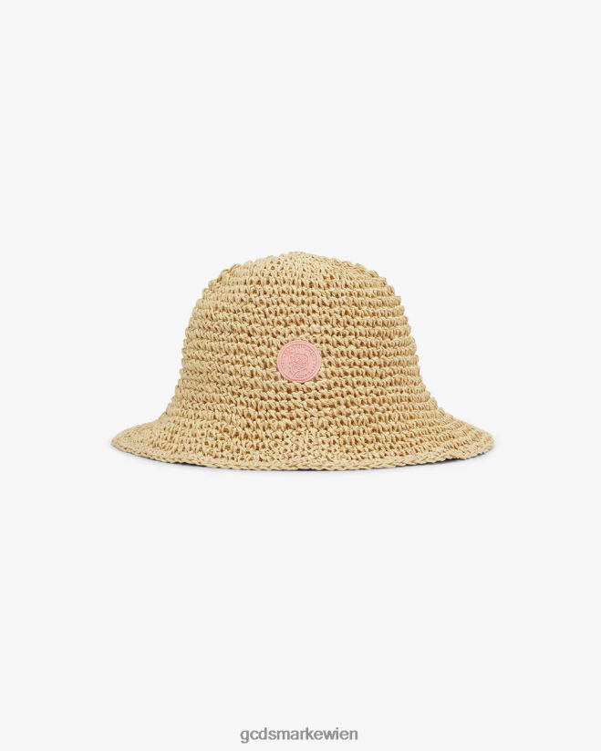 Junior-Glockenhut aus Stroh GCDS Kinder Zubehörteil Beige V0XTXR778