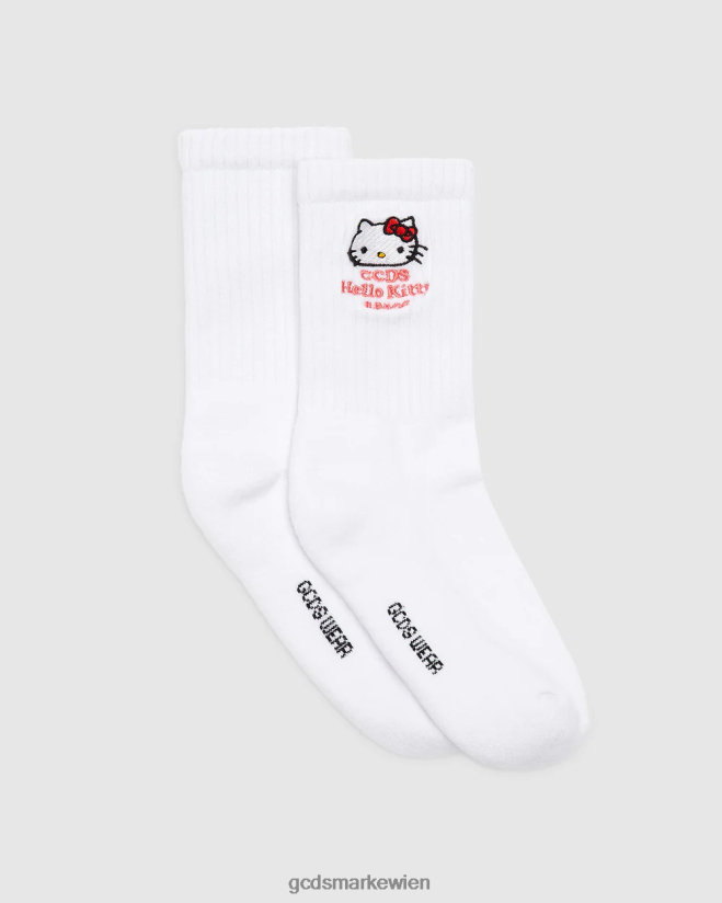 Junior-Hallo-Kitty-Socken GCDS Kinder Zubehörteil Weiß V0XTXR768