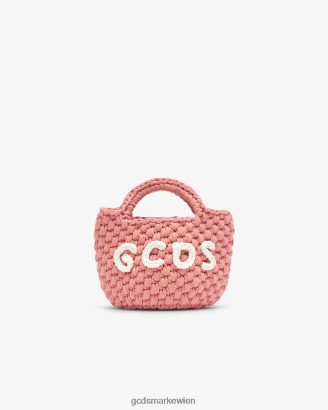 Mini-Häkeltasche für Kinder GCDS Kinder Zubehörteil Fuchsie V0XTXR780