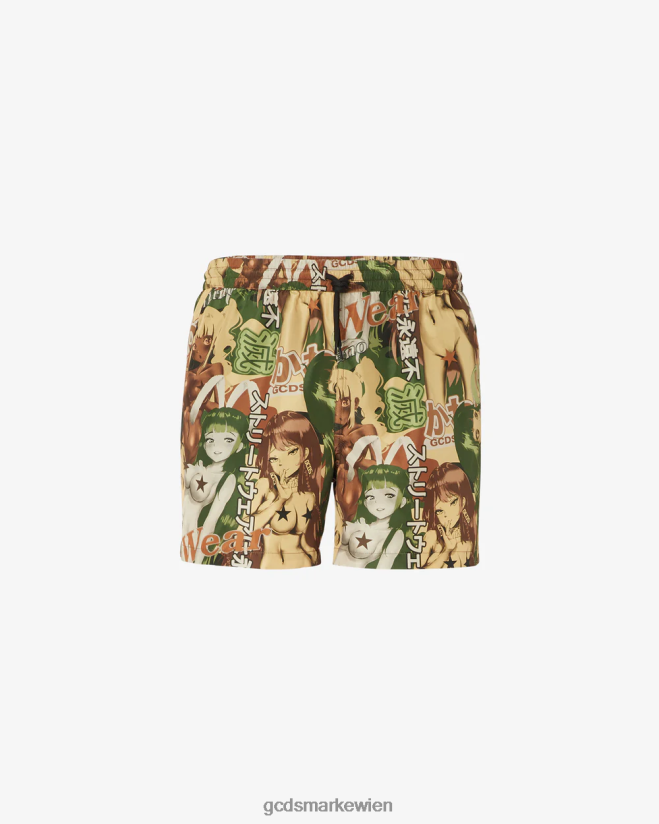 Hentai-Badeshorts GCDS Männer Kleidung Mehrfarbig V0XTXR155