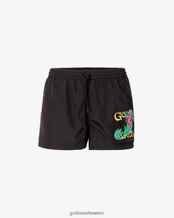 Surfen wirdo Badeshorts GCDS Männer Kleidung Schwarz V0XTXR152