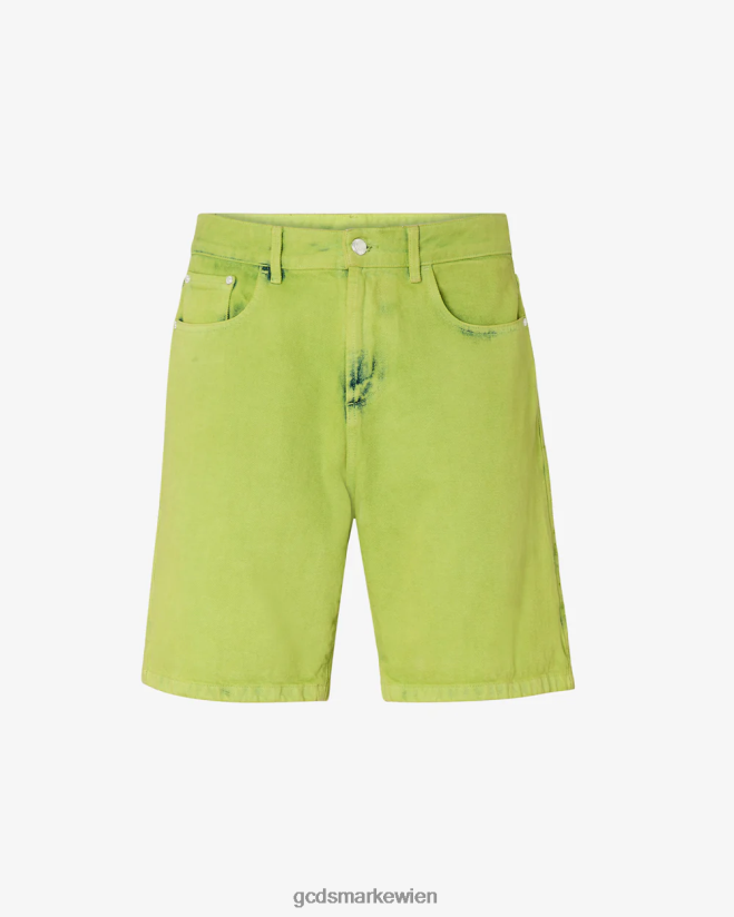 Eimer gebleichte Bermuda GCDS Männer Kleidung Kalk V0XTXR135