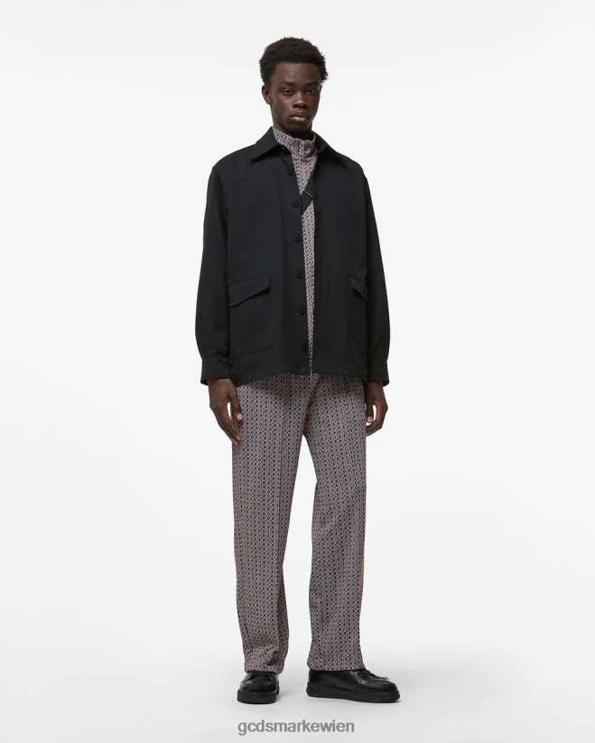 Jogginghose aus Jacquard-Mikro-Logo GCDS Männer Kleidung Mehrfarbig V0XTXR120