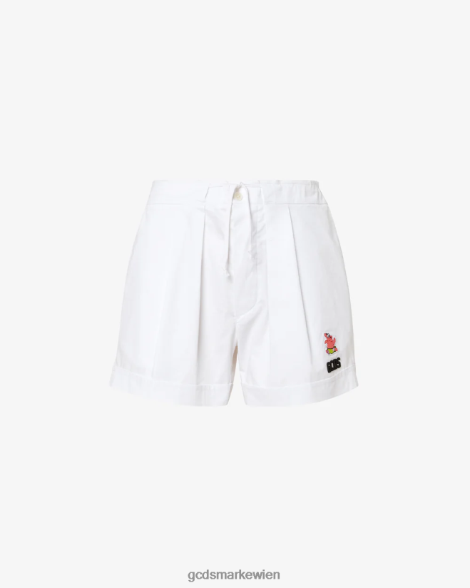 Patrick Basic-Shorts GCDS Männer Kleidung Weiß V0XTXR121