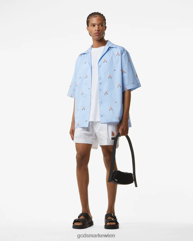 Patrick Basic-Shorts GCDS Männer Kleidung Weiß V0XTXR121