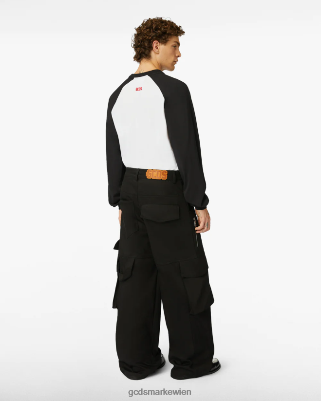 Ultracargo-Hose GCDS Männer Kleidung Schwarz V0XTXR110