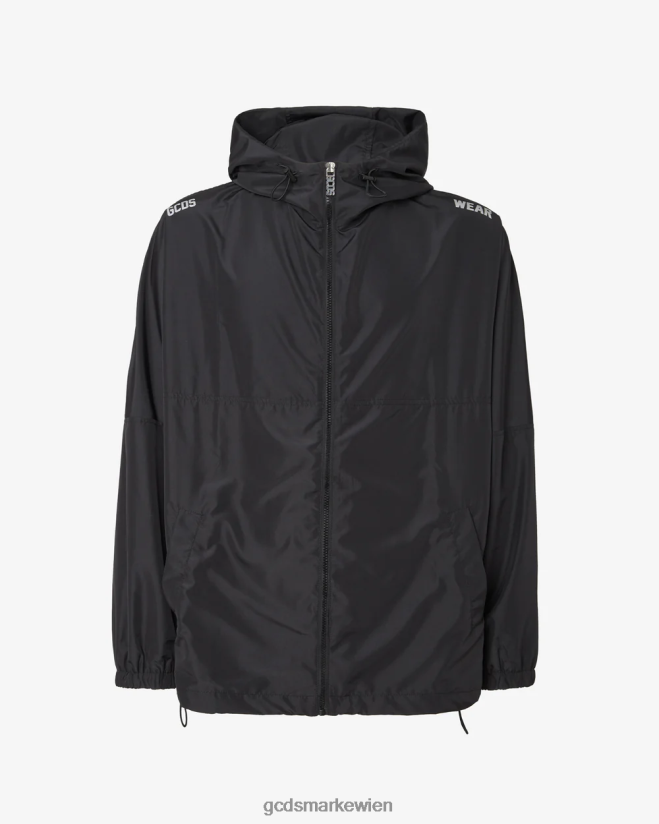 Anorak mit Bliss-Print GCDS Männer Kleidung Schwarz V0XTXR8