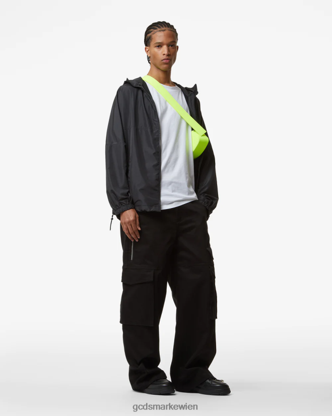 Anorak mit Bliss-Print GCDS Männer Kleidung Schwarz V0XTXR8