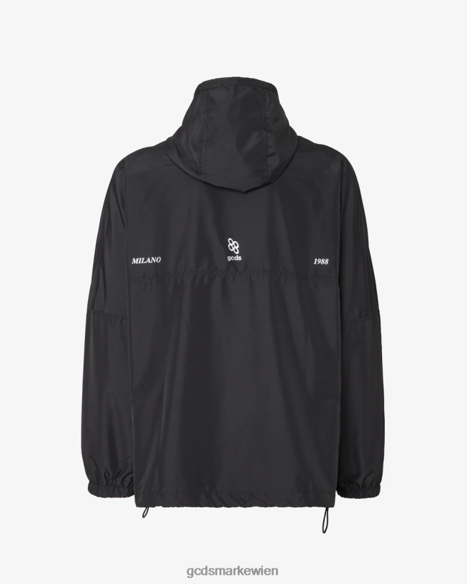 Anorak mit Bliss-Print GCDS Männer Kleidung Schwarz V0XTXR8