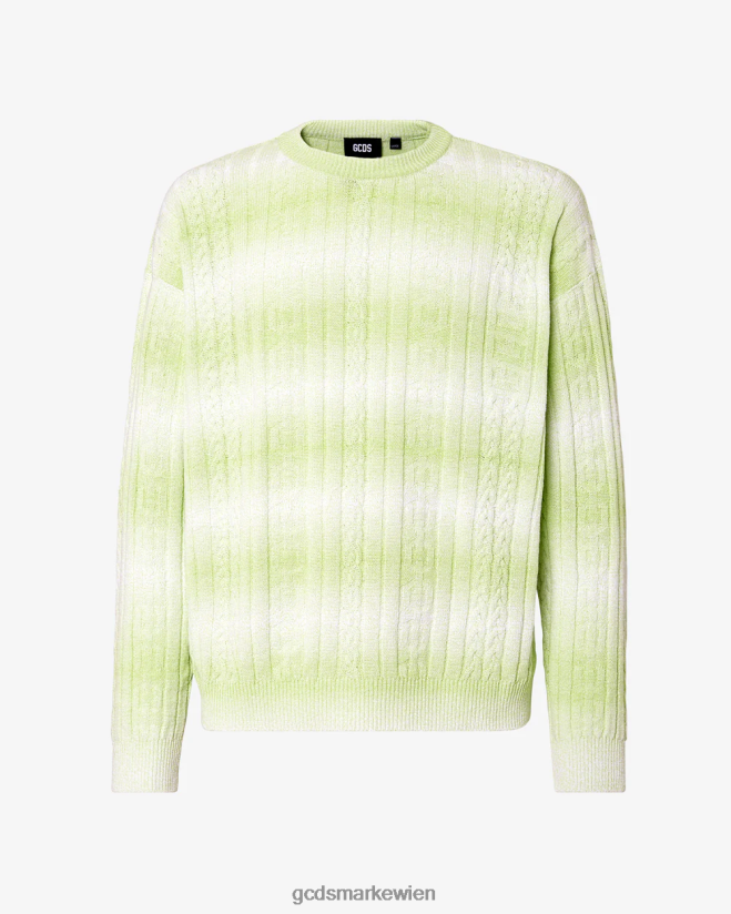 Zöpfe verschlechtern den Pullover GCDS Männer Kleidung Kalk V0XTXR33