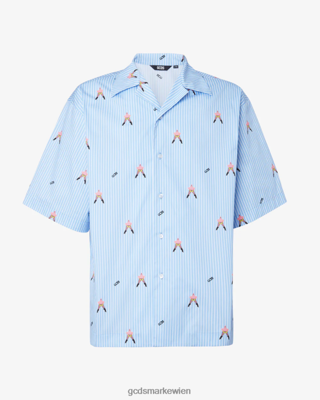 Allover-Patrick-Star-Bowlingshirt aus Baumwolle GCDS Männer Kleidung Mehrfarbig V0XTXR90