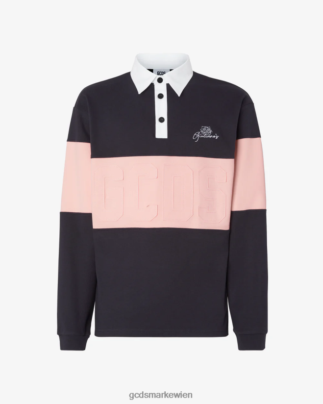 Poloshirt mit Kittho-Stickerei und Bandlogo GCDS Männer Kleidung Mehrfarbig V0XTXR104