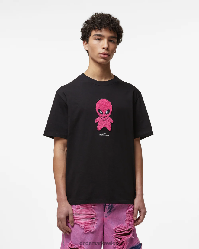 Wirdo lockeres T-Shirt GCDS Männer Kleidung Schwarz V0XTXR96