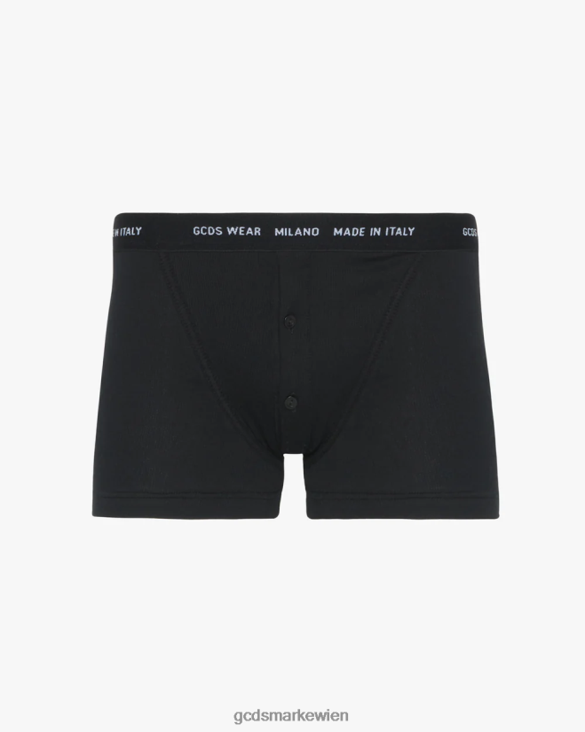 Basic-Boxershorts GCDS Männer Kleidung Schwarz V0XTXR146
