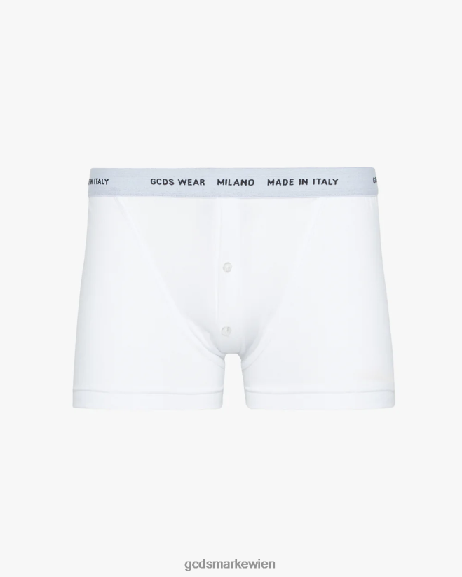 Basic-Boxershorts GCDS Männer Kleidung Weiß V0XTXR145