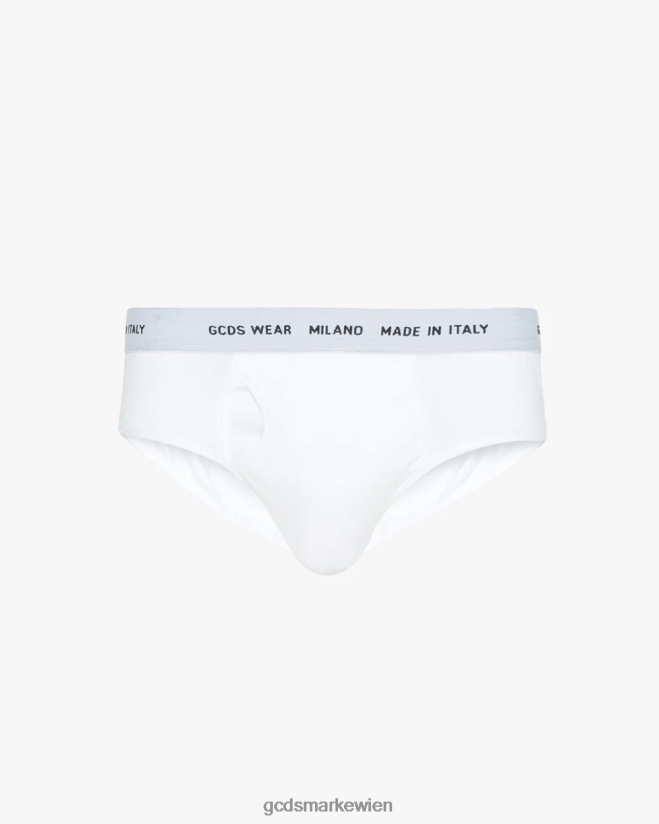 Basic-Slips GCDS Männer Kleidung Weiß V0XTXR148