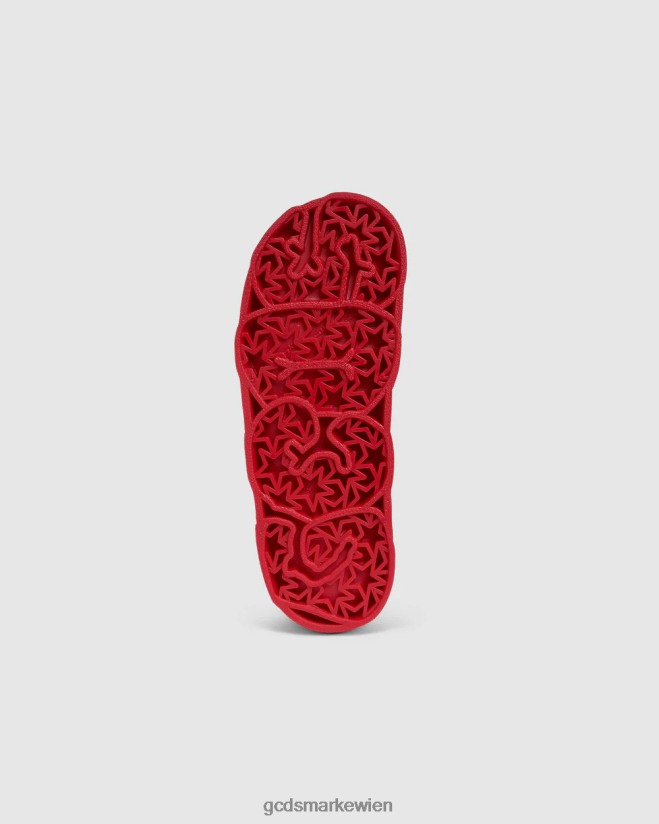 Gummirutschen GCDS Männer Schuhwerk Rot V0XTXR192