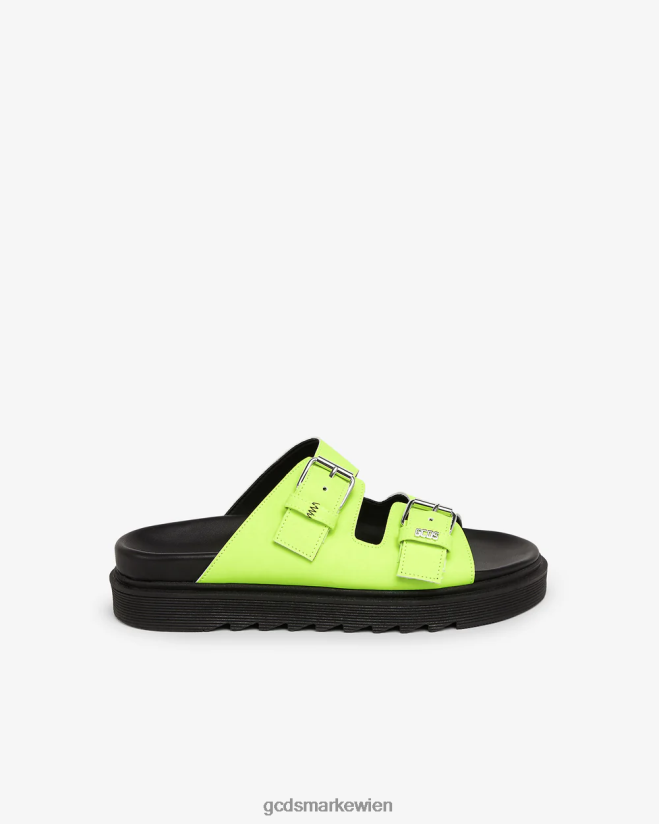 Ledersandalen GCDS Männer Schuhwerk Kalk V0XTXR184