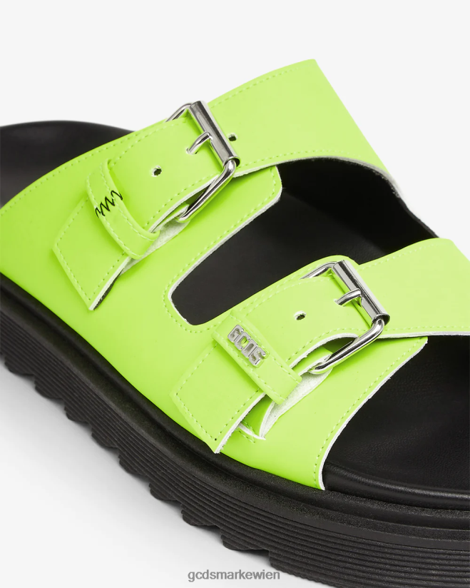 Ledersandalen GCDS Männer Schuhwerk Kalk V0XTXR184