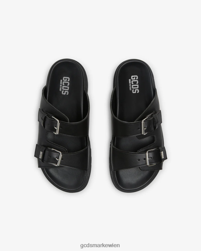 Ledersandalen GCDS Männer Schuhwerk Schwarz V0XTXR183