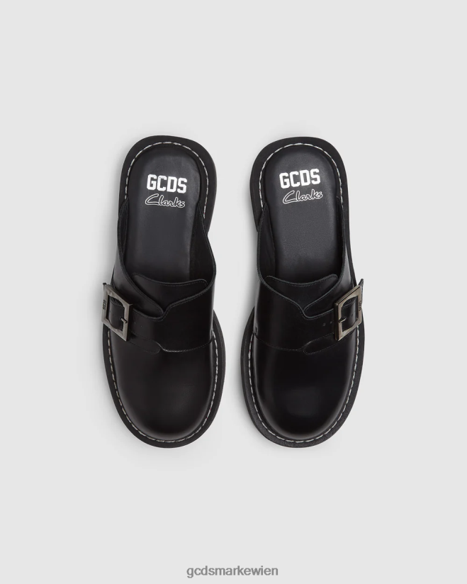 Lederpantoletten GCDS x Clarks Männer Schuhwerk Schwarz V0XTXR177
