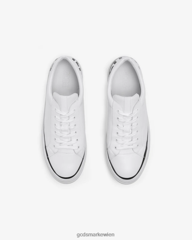 Leder-Logo-Sneaker GCDS Männer Schuhwerk Schwarz V0XTXR173