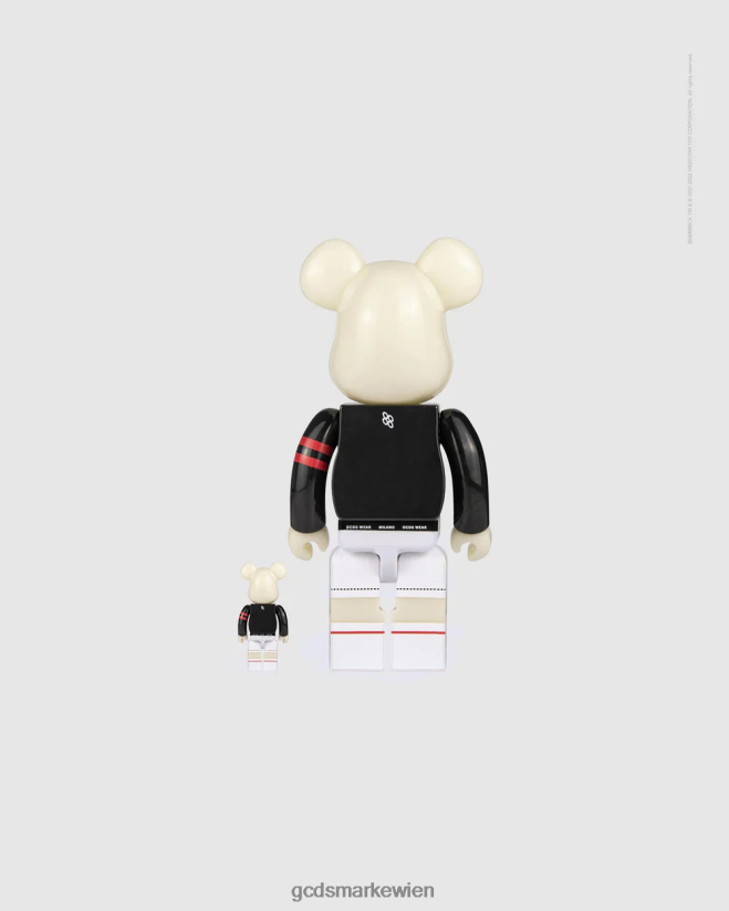 100 % und 400 % eingestellt GCDS x Be@rbrick Männer Zubehörteil Schwarz V0XTXR296