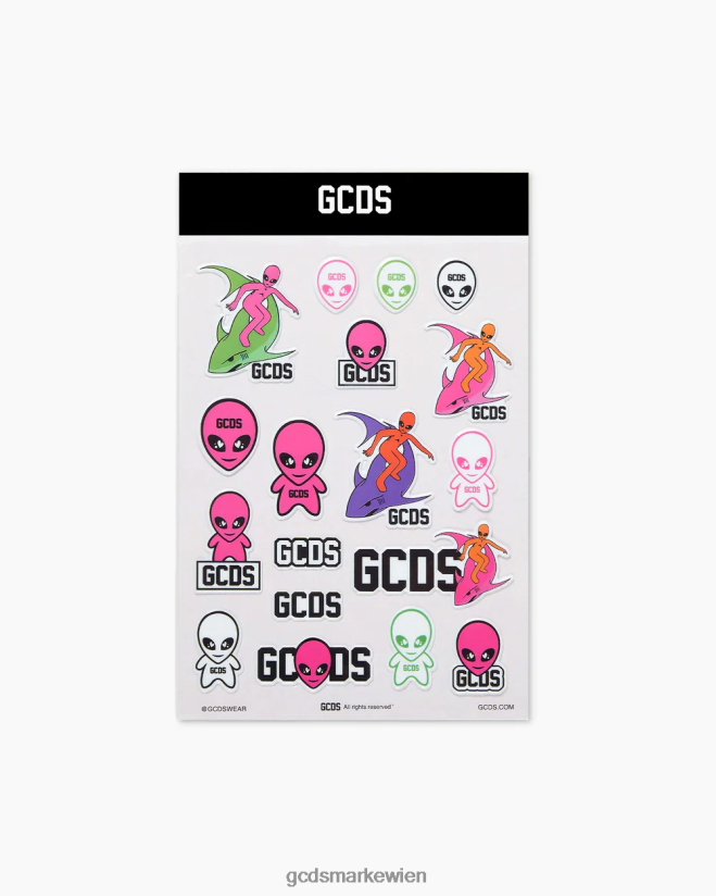 Wirdo-Aufkleberpaket GCDS Männer Zubehörteil Rosa V0XTXR302