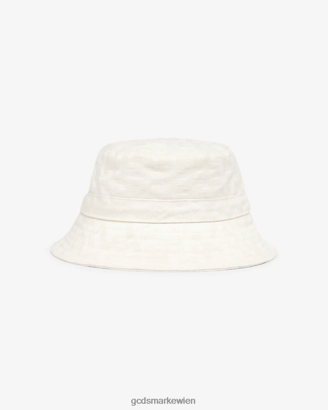 Fischerhut mit Monogramm GCDS Männer Zubehörteil cremefarben V0XTXR227