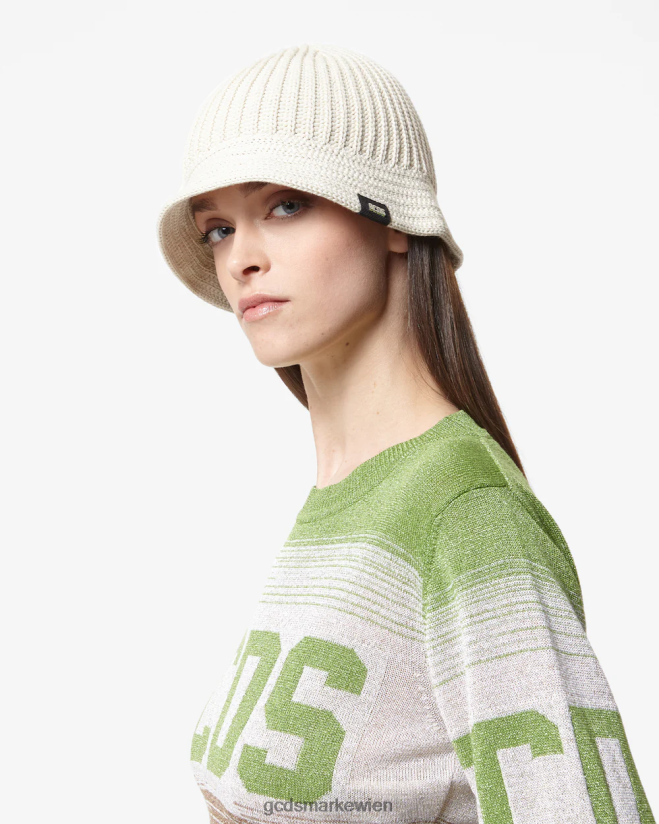 Glockenhut aus feiner Baumwolle GCDS Männer Zubehörteil Hellbraun V0XTXR231