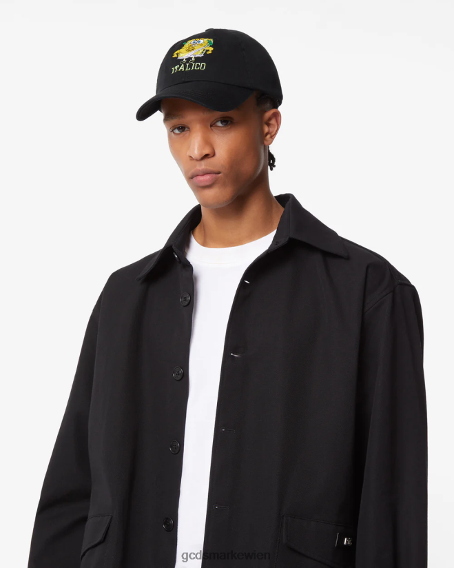 Spongebob Italico Baseballmütze GCDS Männer Zubehörteil Schwarz V0XTXR223