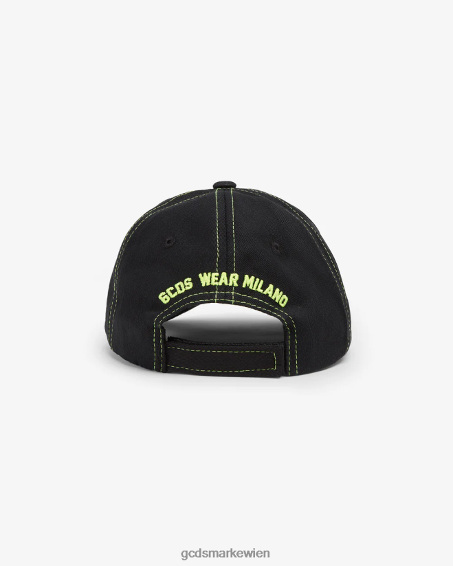 unverzichtbare Baseballmütze GCDS Männer Zubehörteil Kalk V0XTXR220