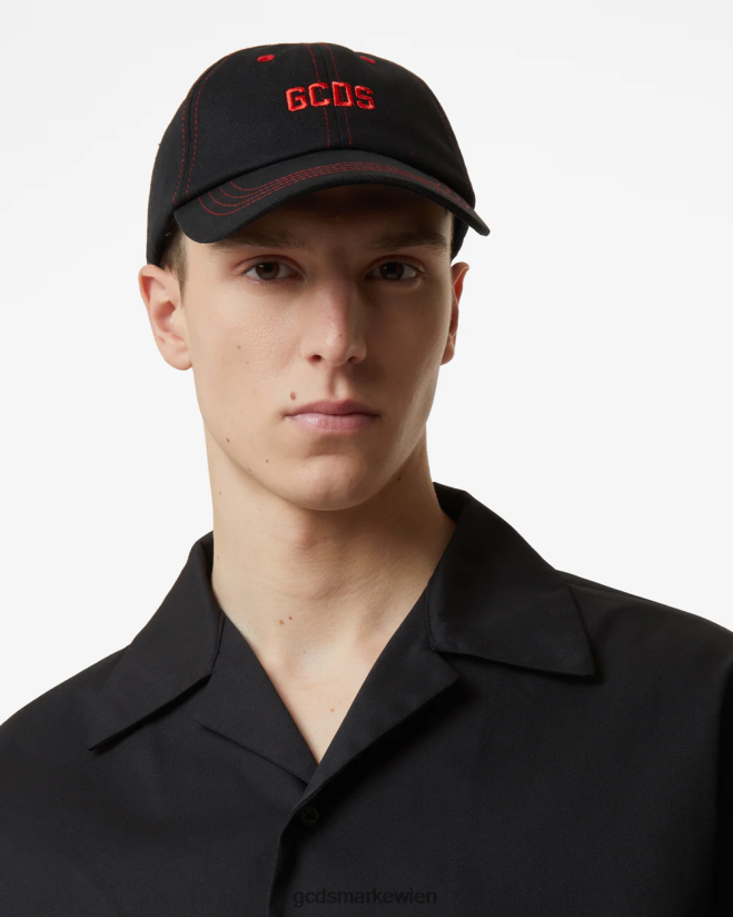 unverzichtbare Baseballmütze GCDS Männer Zubehörteil Rot V0XTXR221