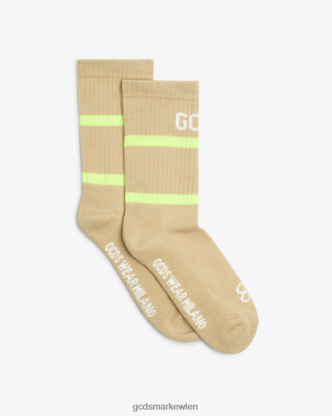 88 Logo-Socken GCDS Männer Zubehörteil Beige V0XTXR207