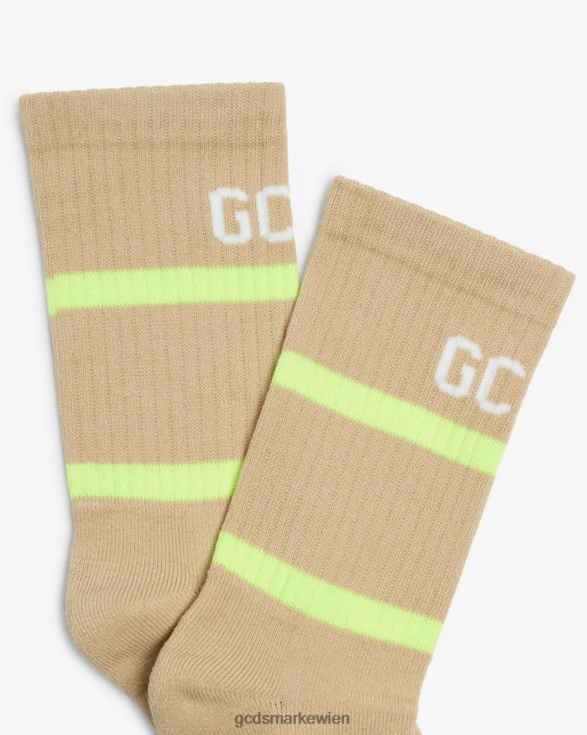 88 Logo-Socken GCDS Männer Zubehörteil Beige V0XTXR207