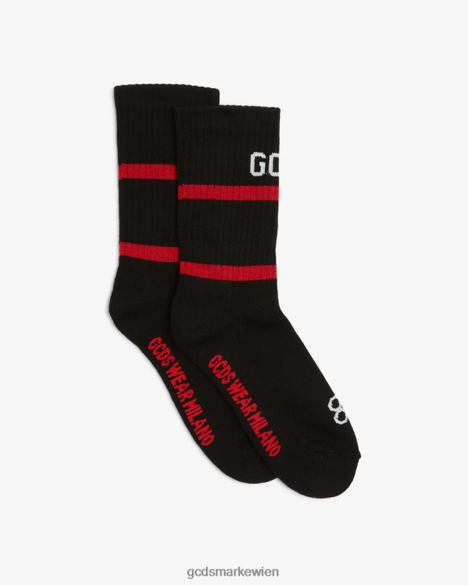 88 Logo-Socken GCDS Männer Zubehörteil Schwarz V0XTXR205