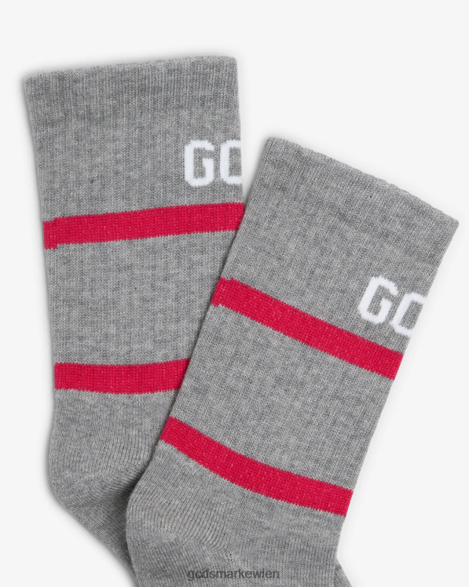 88 Logo-Socken GCDS Männer Zubehörteil grau V0XTXR204