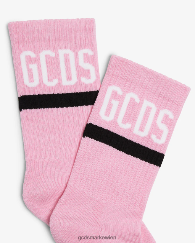 Logo-Socken GCDS Männer Zubehörteil Rosa V0XTXR213