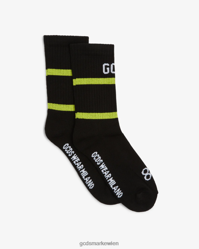 Socken mit niedrigem Logoband GCDS Männer Zubehörteil Kalk V0XTXR206